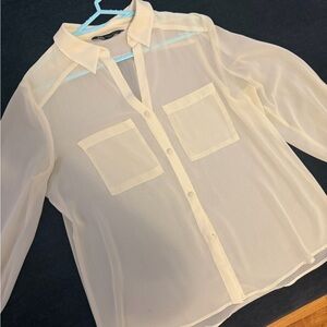 Zara Cream Blouse